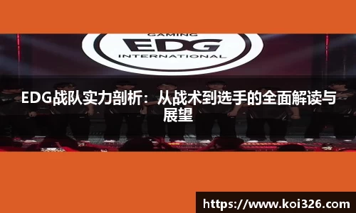 EDG战队实力剖析：从战术到选手的全面解读与展望