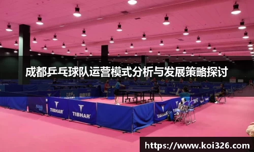 成都乒乓球队运营模式分析与发展策略探讨